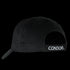 The Condor Signature Range Cap features the word CONDOR embroidered in white above the adjustable strap—a black hat by Condor, ideal for first responders or a day at the shooting range.